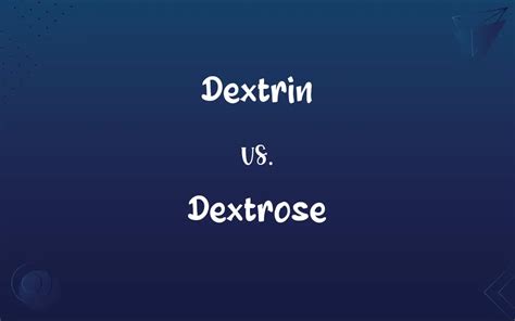 dextrin vs carafoam.